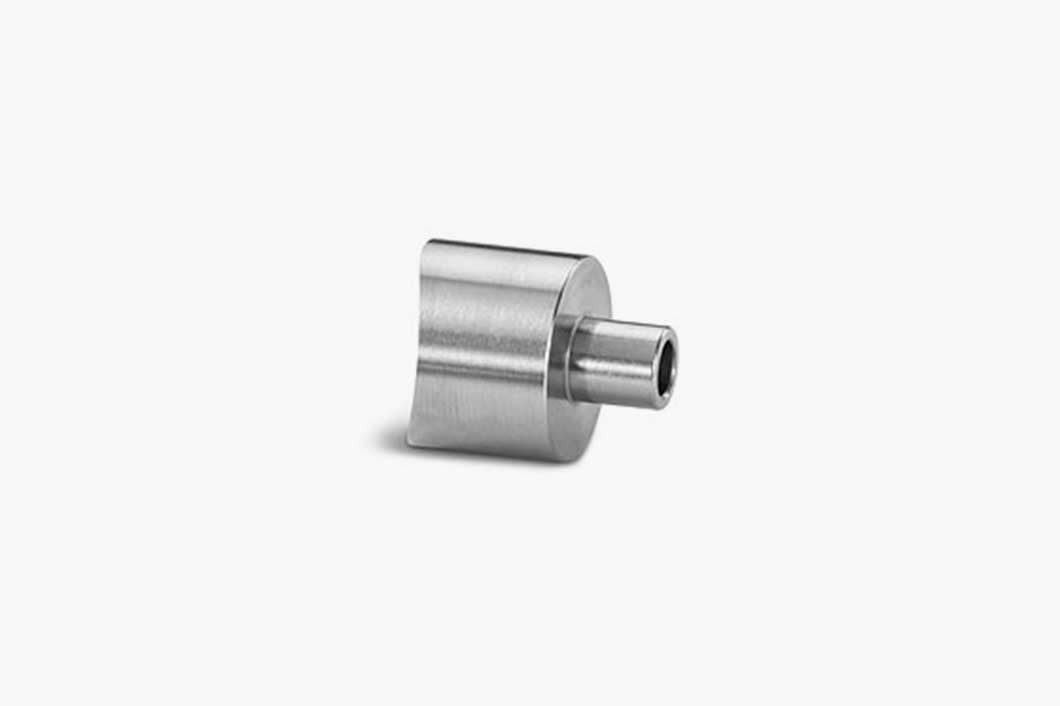 Post tube adapter for tube 42,4 mm, Stainless steel