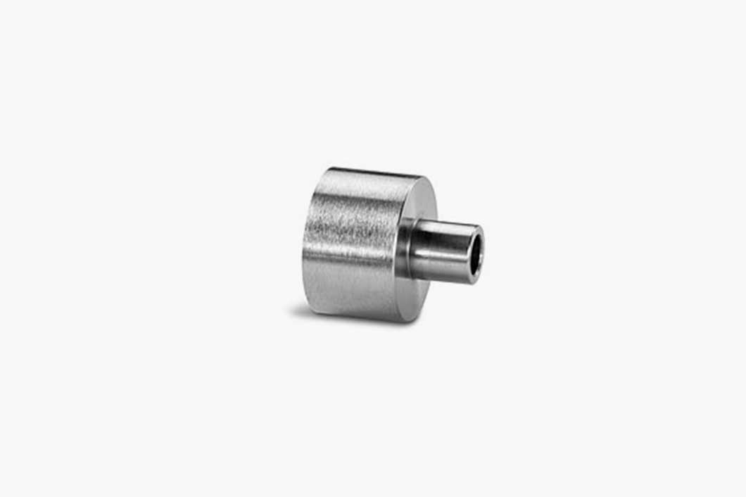 Post tube adapter flat, Stainless steel