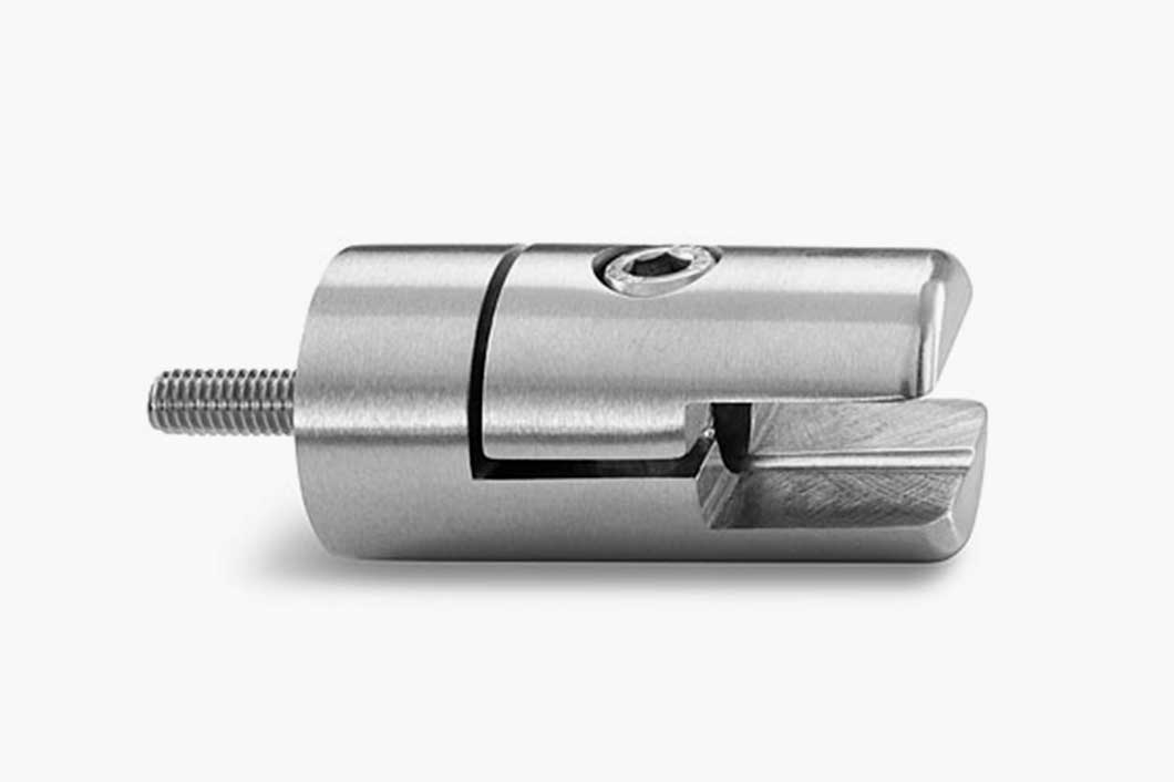 Profile bracket LE 12x18 for adapter, Stainless steel