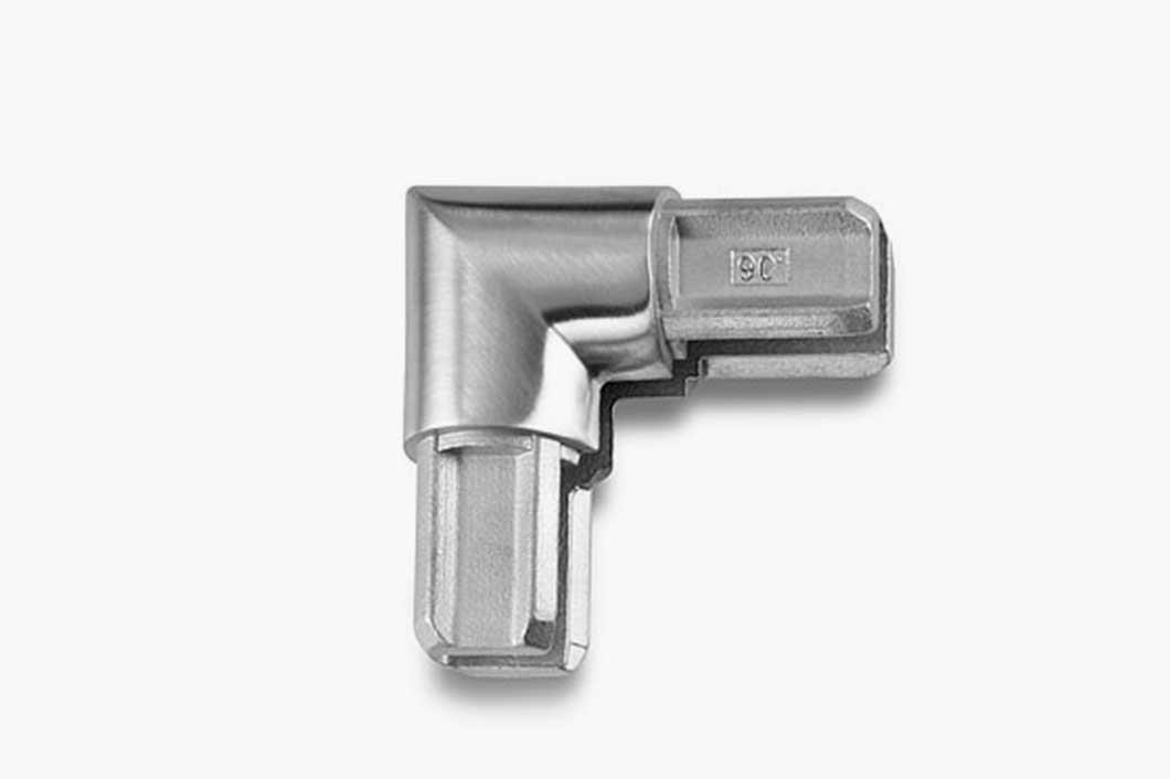 Corner connector LR 27, Stainless steel