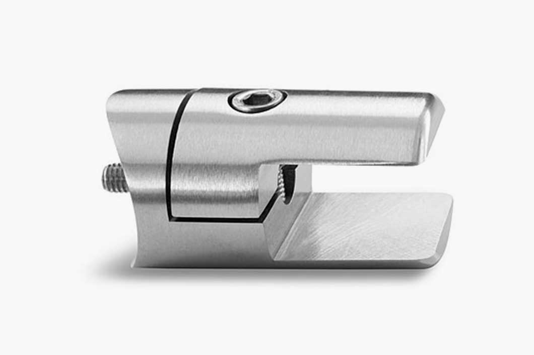 Profile bracket LE 20x30 for tube 42,4 mm, Stainless steel