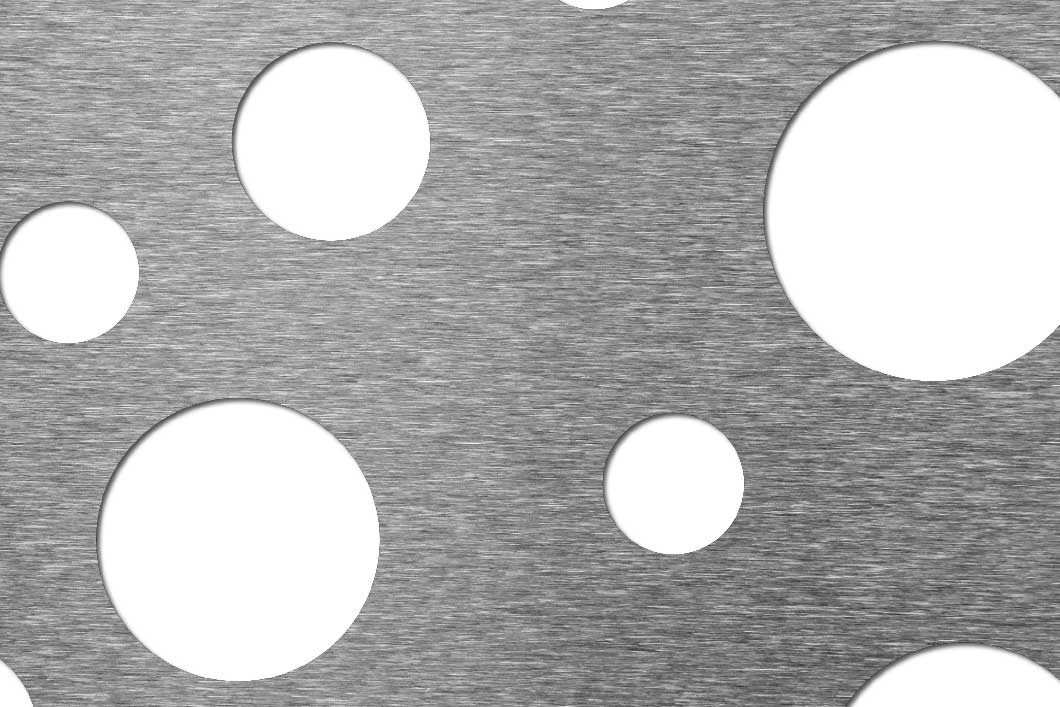 Aqua, Perforated sheet, Mild Steel, 1.5 x 1000 x 2000 mm