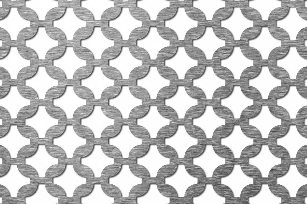 Arabica, Perforated sheet, Aluminium, 1.5 x 1000 x 2000 mm