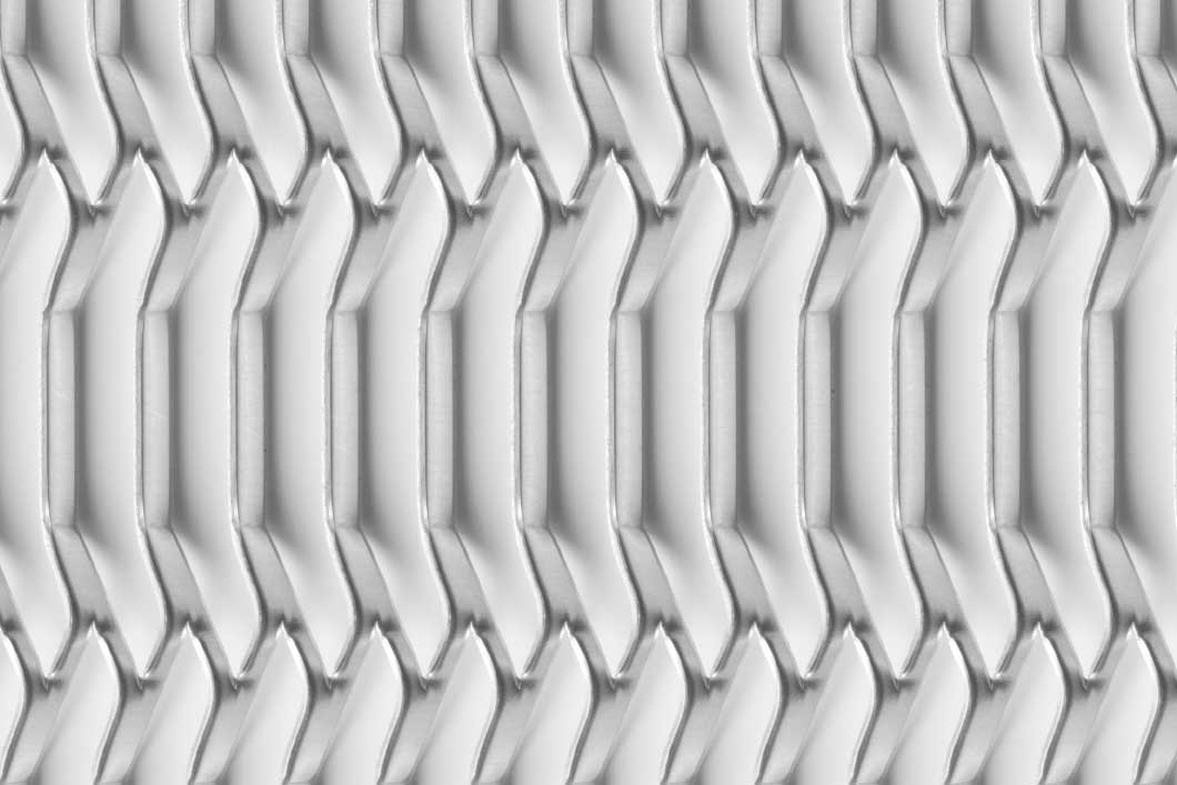 Armadillo 150x15x4, Expanded metal, Aluminium, 2 x 1000 x 2000 mm