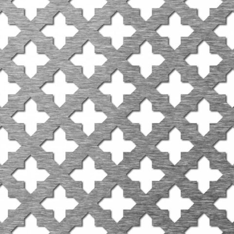 Cross 15, Perforated sheet, Aluminium, 1.5 x 1000 x 2000 mm - Image 1