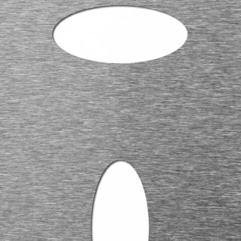 Ellipse EVH 30x70, Perforated sheet, Aluminium, 1 x 1000 x 2000 mm - Image 1