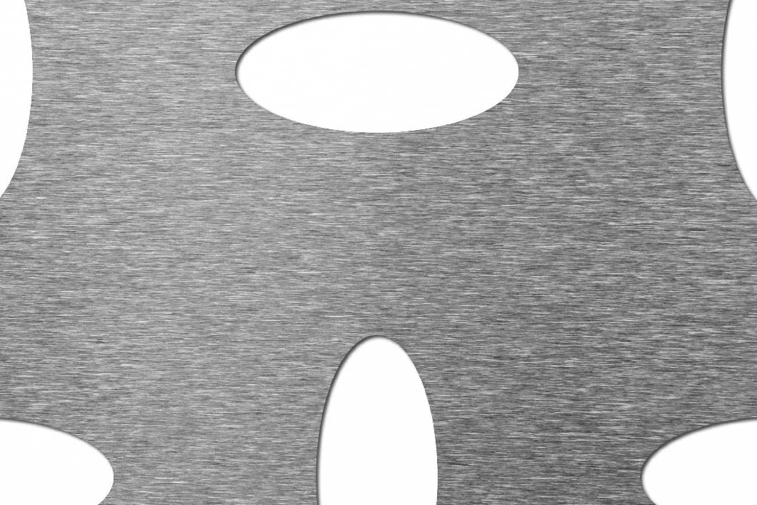 Ellipse EVH 30x70, Perforated sheet, Aluminium, 1 x 1000 x 2000 mm