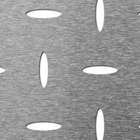 Ellipse EVH 8x32, Perforated sheet, Aluminium, 3 x 1250 x 2500 mm - Image 1