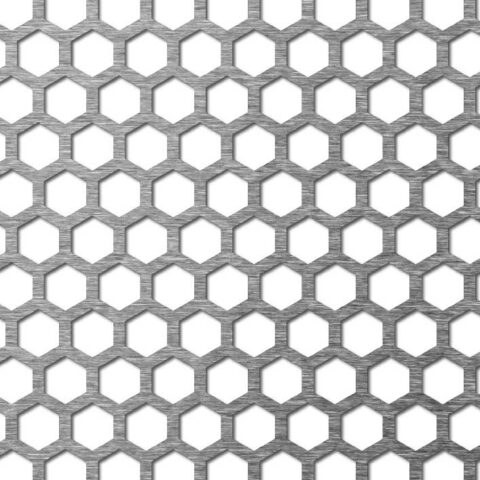 H11 T14, Perforated sheet, Mild Steel, 1.5 x 1000 x 2000 mm - Image 1