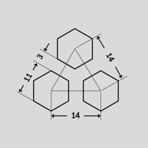 H11 T14, Perforated sheet, Mild Steel, 1.5 x 1000 x 2000 mm - Image 2