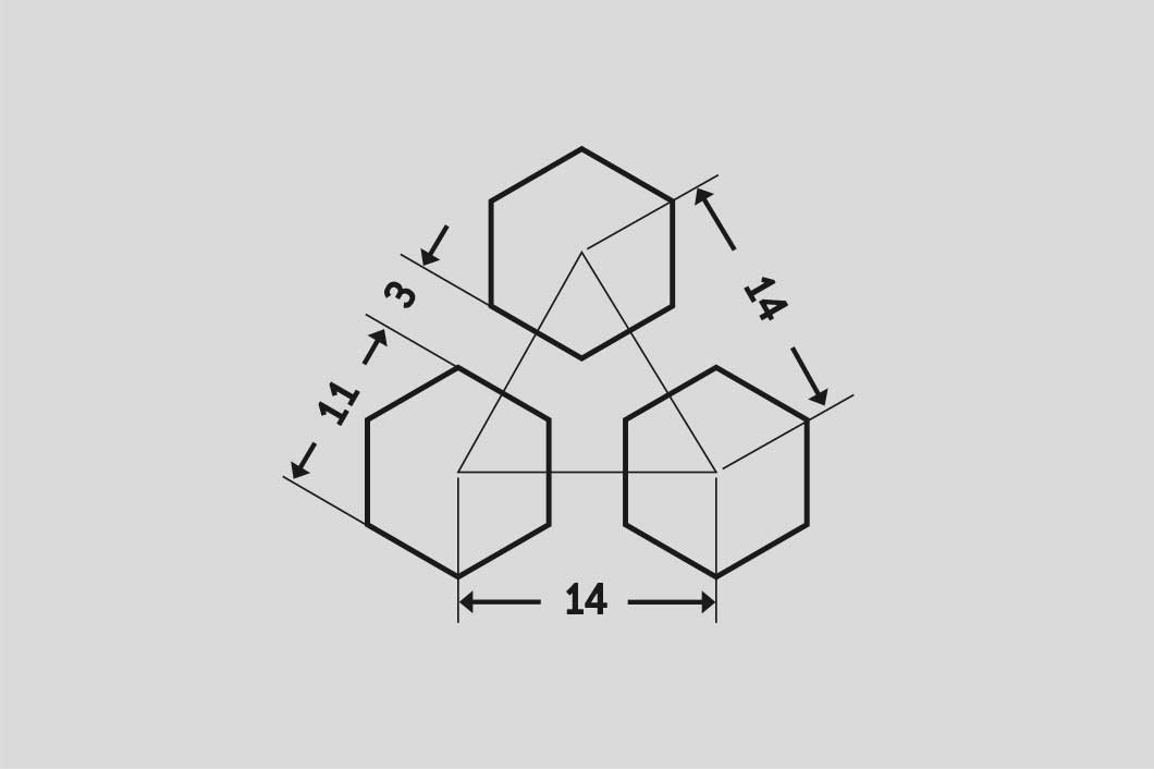 H11 T14, Perforated sheet, Mild Steel, 1.5 x 1000 x 2000 mm