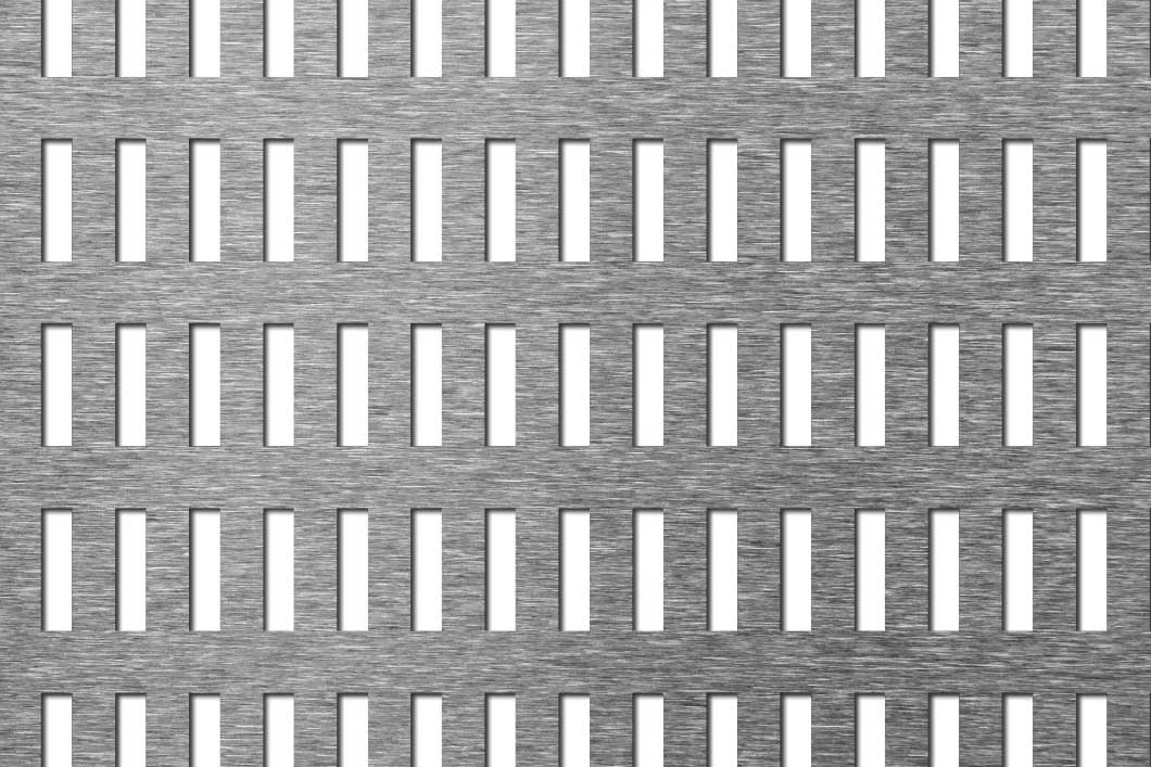 LC5x20 U12x30, Perforated sheet, Aluminium, 1.5 x 1000 x 2000 mm