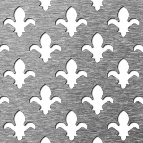 Lily 28, Perforated sheet, Aluminium, 1.5 x 1250 x 2500 mm - Image 1