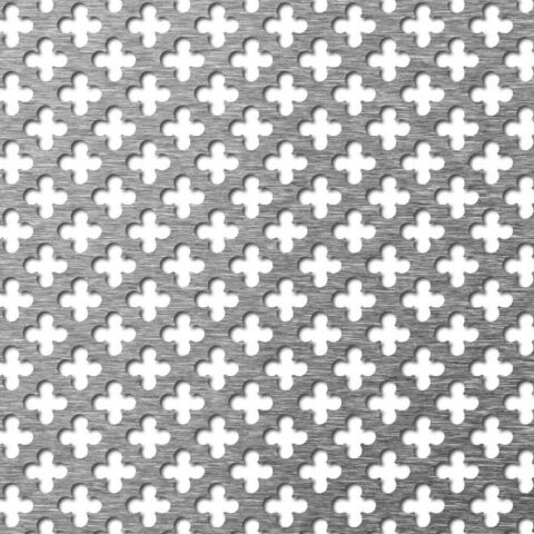 No. 152, Perforated sheet, Aluminium, 1 x 1000 x 2000 mm - Image 1