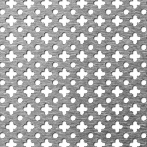No. 153, Perforated sheet, Brass, 1 x 1000 x 2000 mm - Image 1