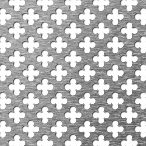 No. 154, Perforated sheet, Aluminium, 2 x 1000 x 2000 mm - Image 1