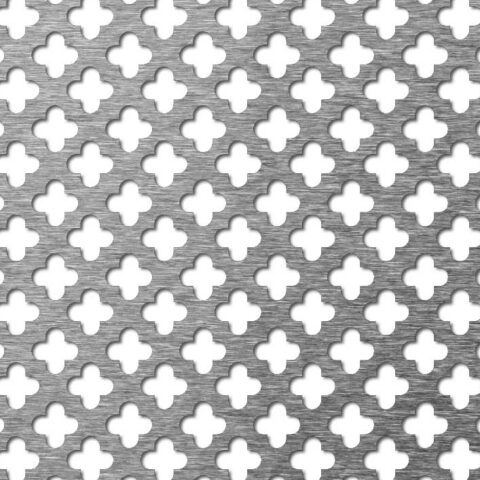 No. 155, Perforated sheet, Mild Steel, 1.5 x 1000 x 2000 mm - Image 1