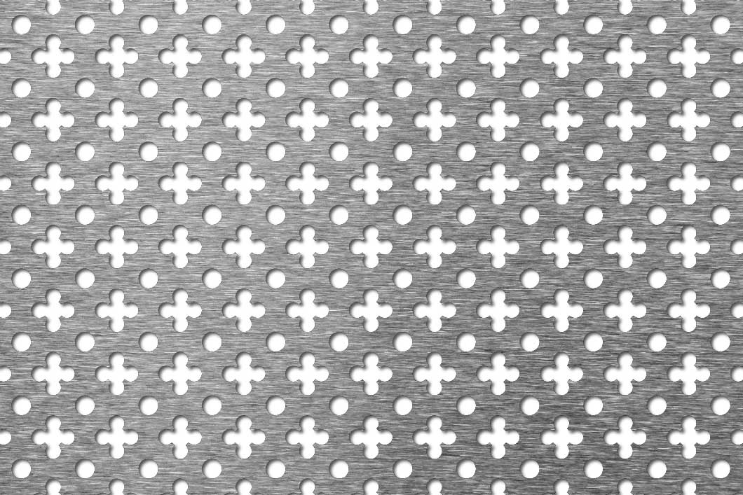 No. 156, Perforated sheet, Mild Steel, 1 x 1000 x 2000 mm