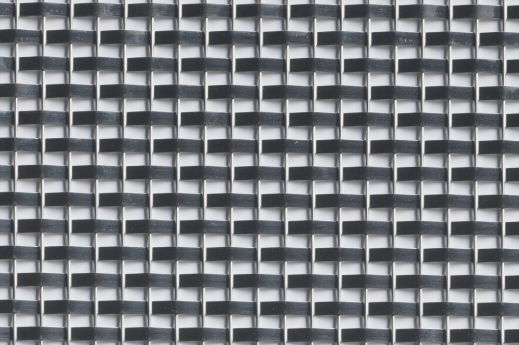 PC-Atlantic, Decorative mesh, Stainless steel, 2 x 1250 x 1250 mm