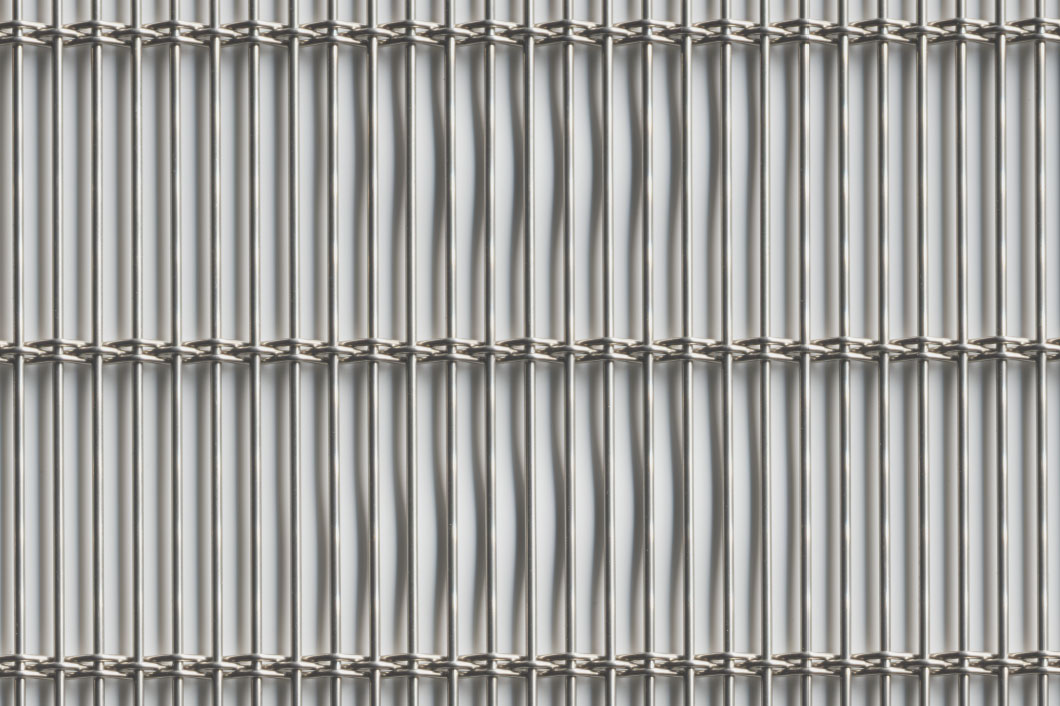 PC-Tigris, Decorative mesh, Stainless steel, 3 x 1000 x 1000 mm