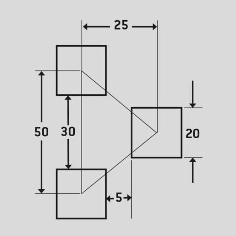 Chess 20, Perforated sheet, Aluminium, 1 x 1000 x 2000 mm - Image 2