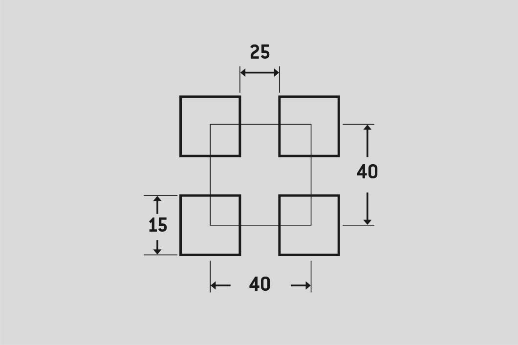 C15 U40, Perforated sheet, Aluminium, 2 x 1000 x 2000 mm
