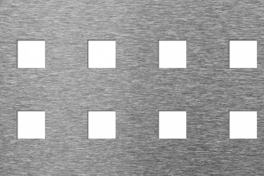 C20 U50, Perforated sheet, Aluminium, 2 x 1000 x 2000 mm