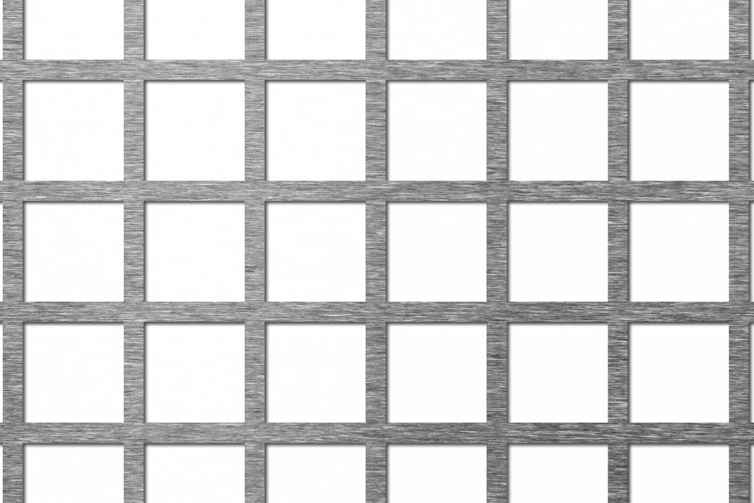 C25 U30, Perforated sheet, Mild Steel, 2 x 1250 x 2500 mm