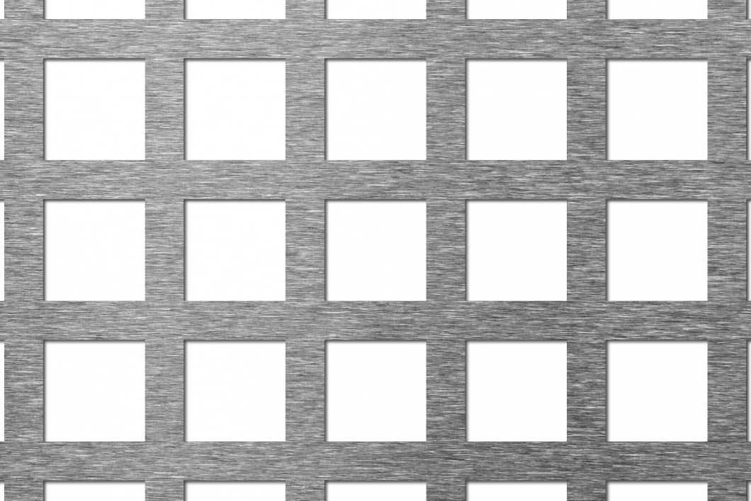C25 U35, Perforated sheet, Mild Steel, 2 x 1250 x 2500 mm