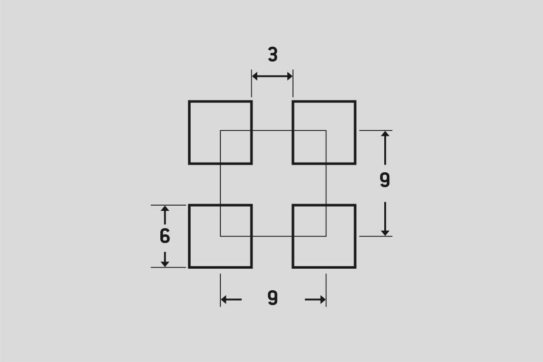 C6 U9, Perforated sheet, Mild Steel, 1.5 x 1000 x 2000 mm