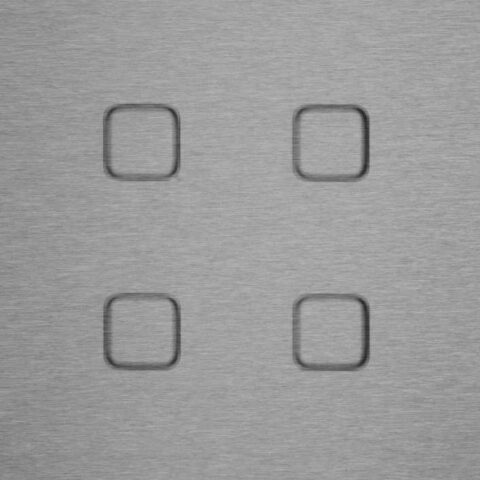 SC20 U50, Textured sheet, Aluminium, 2 x 1000 x 2000 mm - Image 1