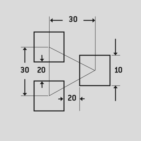 C10 T30 90°, Perforated sheet, Aluminium, 1.5 x 1000 x 2000 mm - Image 2