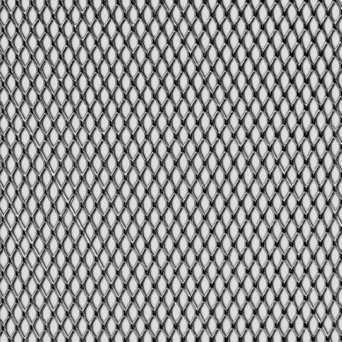 Rhomb 10x5x1, Expanded metal, Aluminium, 0.5 x 1000 x 2000 mm - Image 1
