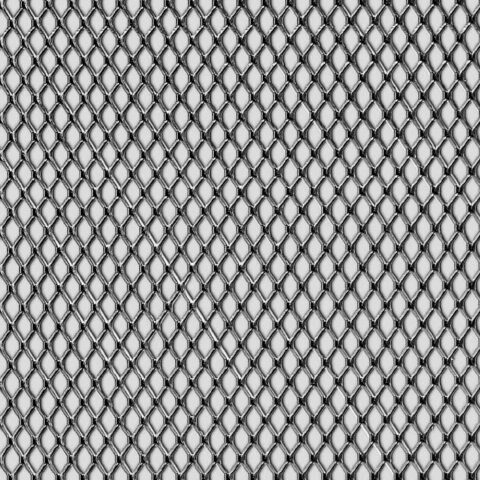 Rhomb 10x6x1, Expanded metal, Aluminium, 1 x 1000 x 2000 mm - Image 1