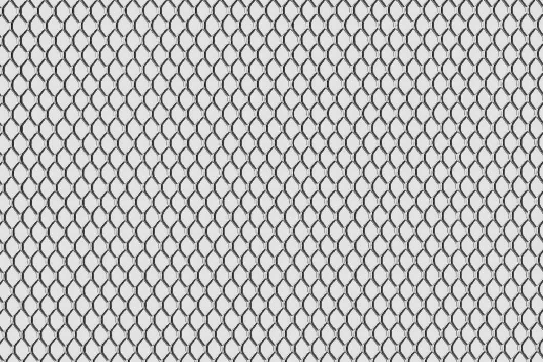 Rhomb 10x6x1, Expanded metal, Aluminium, 1 x 1000 x 2000 mm