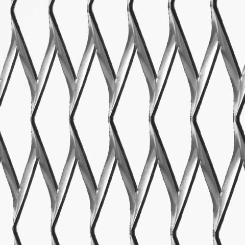 Rhomb 110x30x11, Expanded metal, Aluminium, 2 x 1000 x 2000 mm - Image 3