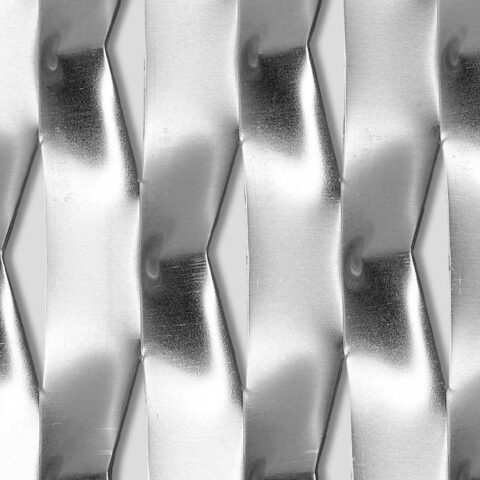 Rhomb 110x52x24, Expanded metal, Aluminium, 1.5 x 1500 x 3000 mm - Image 1