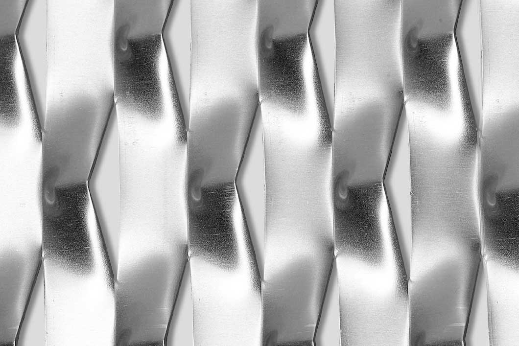 Rhomb 110x52x24, Expanded metal, Aluminium, 1.5 x 1500 x 3000 mm