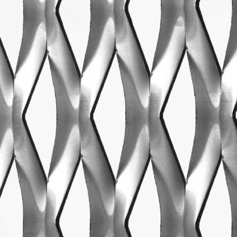 Rhomb 110x52x24, Expanded metal, Aluminium, 1.5 x 1500 x 3000 mm - Image 2
