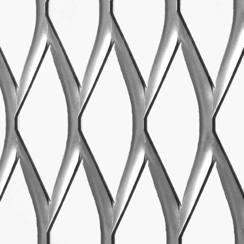 Rhomb 115x48x18, Expanded metal, Aluminium, 2 x 1500 x 3000 mm - Image 4