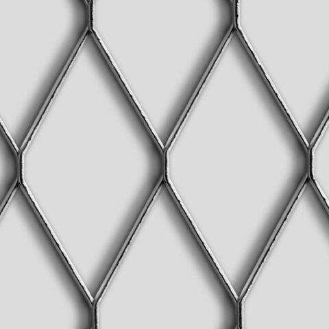 Rhomb 115x55x3, Expanded metal, Mild Steel, 3 x 1500 x 2000 mm - Image 1