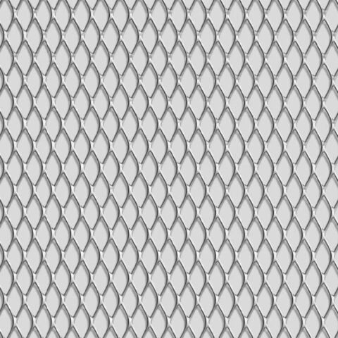 Rhomb 16x7x1, Expanded metal, Mild Steel, 1 x 1000 x 2000 mm - Image 1