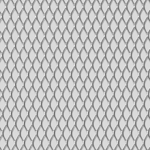 Rhomb 16x7x1, Expanded metal, Mild Steel, 1 x 1000 x 2000 mm - Image 2