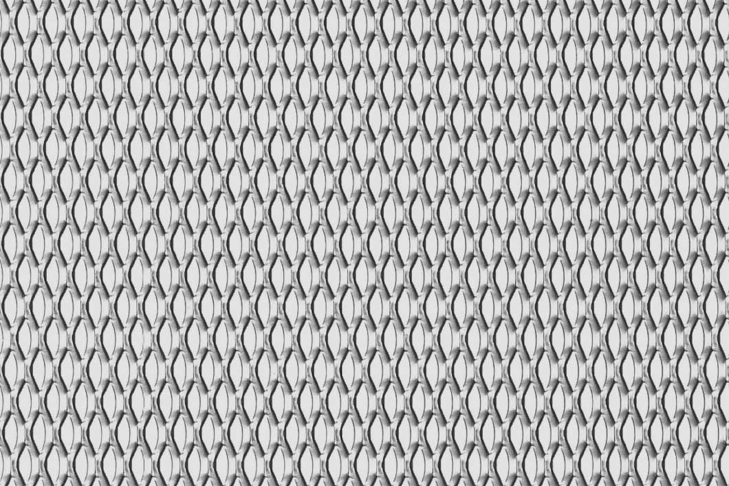 Rhomb 16x7x2, Expanded metal, Mild Steel, 1 x 1000 x 2000 mm