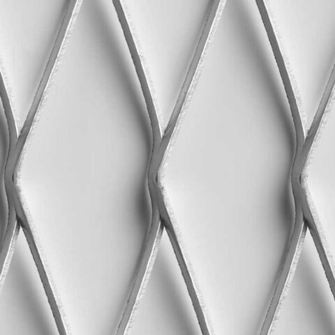 Rhomb 200x55x6, Expanded metal, Mild Steel, 3 x 1000 x 2000 mm - Image 1