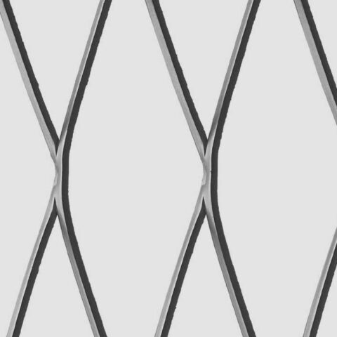 Rhomb 200x55x6, Expanded metal, Mild Steel, 3 x 1000 x 2000 mm - Image 2