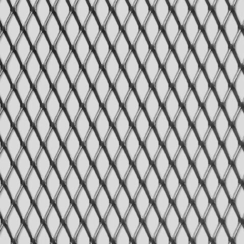 Rhomb 20x10x1,5, Expanded metal, Aluminium, 1 x 1000 x 2000 mm - Image 1