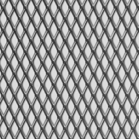 Rhomb 20x10x2, Expanded metal, Mild Steel, 1 x 1000 x 2000 mm - Image 1
