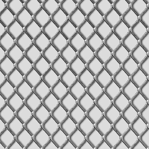 Rhomb 20x15x1,5, Expanded metal, pre galvanised steel, 1.5 x 1000 x 2000 mm - Image 1