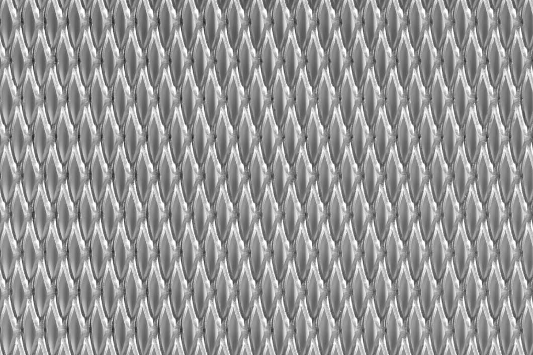 Rhomb 27x8x2, Expanded metal, Mild Steel, 1.5 x 1250 x 2500 mm